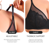 BE Fincan 2 Renk Ultra-ince Dantel &Ouml;rg&uuml; See-through B&uuml;y&uuml;k Boy Sutyen Şınav Seksi Destek İ&ccedil; Sutyen 3/2 Fincan Tipi Rahat