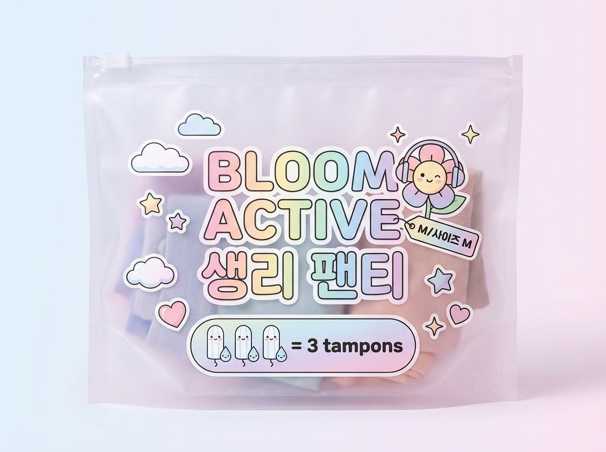 Teen Vibes 시리즈: 생리 팬티 포장