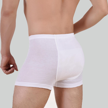 Bragas absorbentes para hombre, a prueba de fugas en la entrepierna, bragas de algod&oacute;n impermeables para incontinencia de adultos, pa&ntilde;al de vejiga, ropa interior para orina del padre