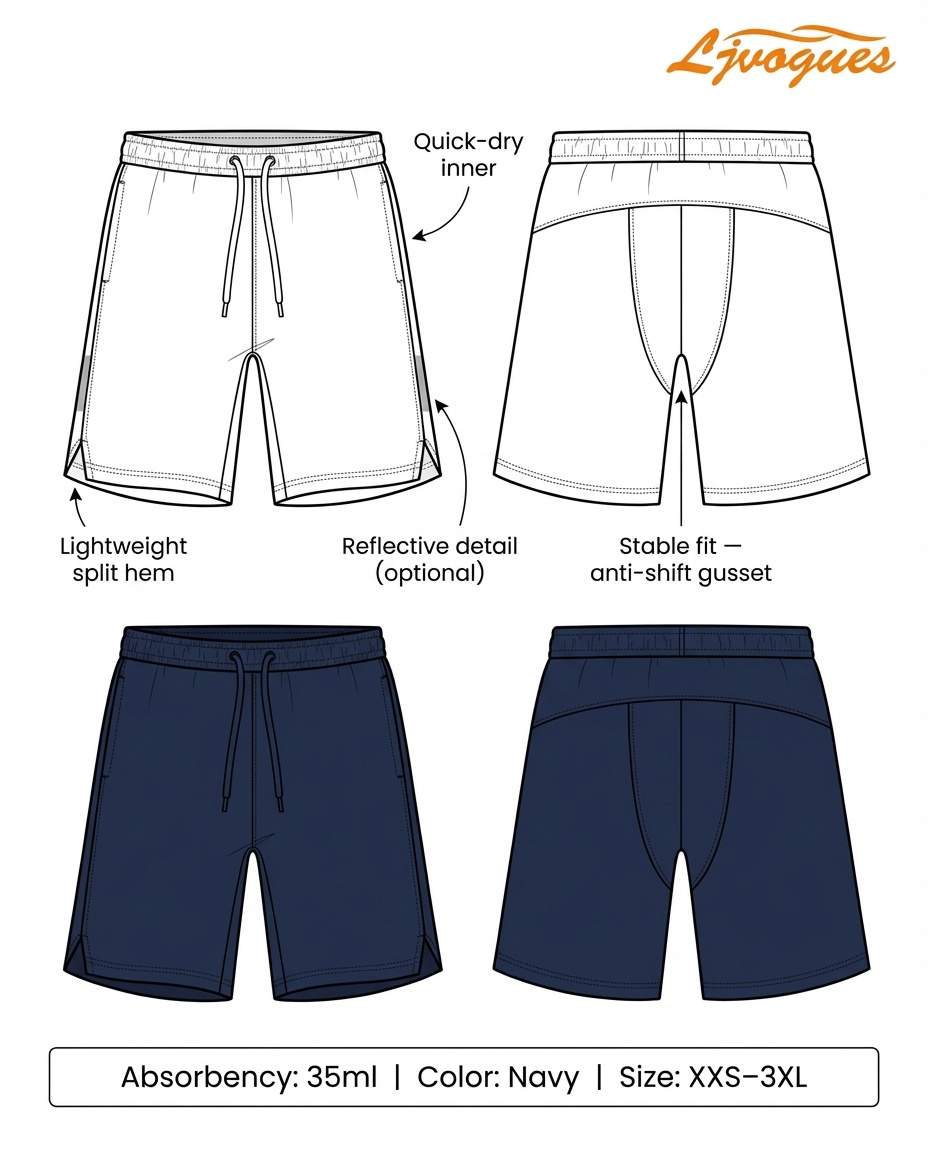 Vente en gros Short De Randonn&eacute;e Absorbant