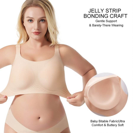 Suti&atilde; feminino plus size sem fio sem costura KJD01