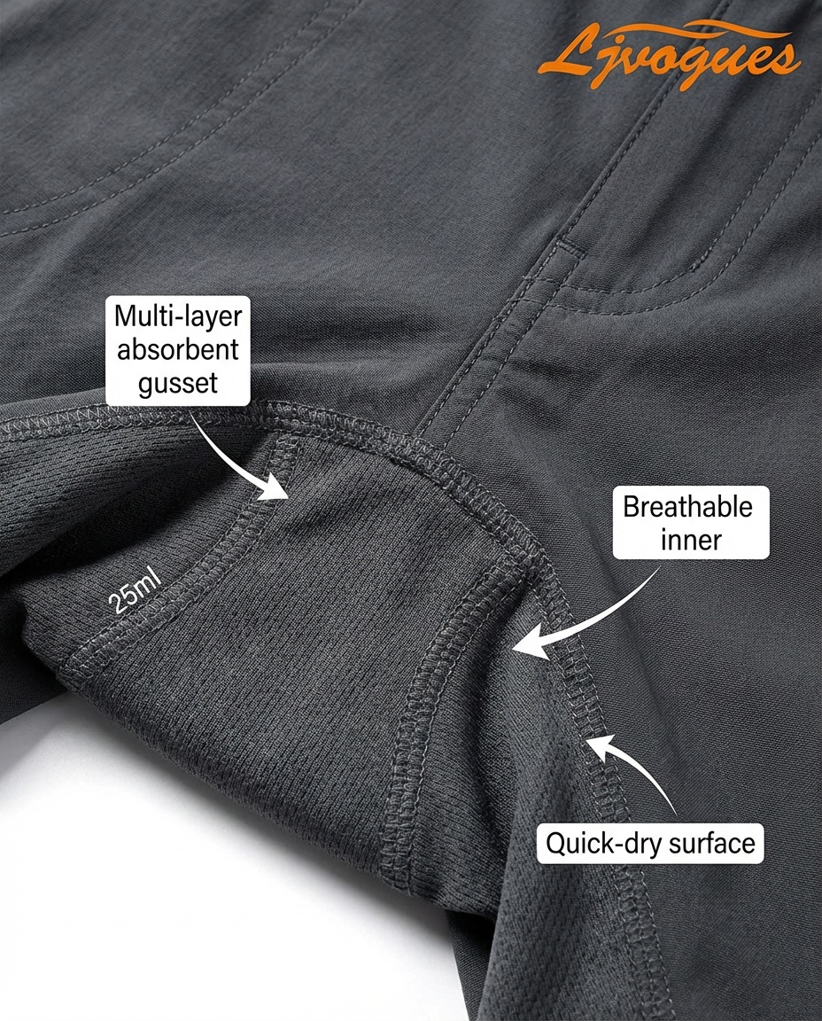 Vente en gros Short De Randonn&eacute;e Anti-fuite