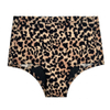 Calcinha de &eacute;poca com estampa de leopardo | OEM de 4 camadas de fluxo pesado de altura m&eacute;dia | Fabricante de roupas &iacute;ntimas de &eacute;poca com design personalizado