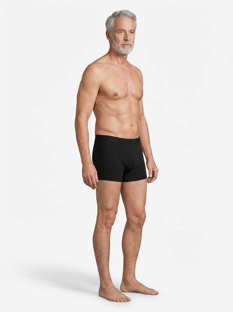 Proveedor de etiqueta privada de ropa interior de hombre a prueba de fugas de spandex modal