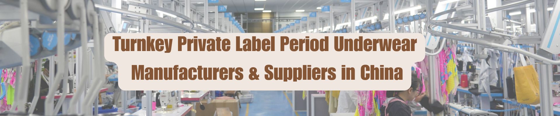 Private label period underwear